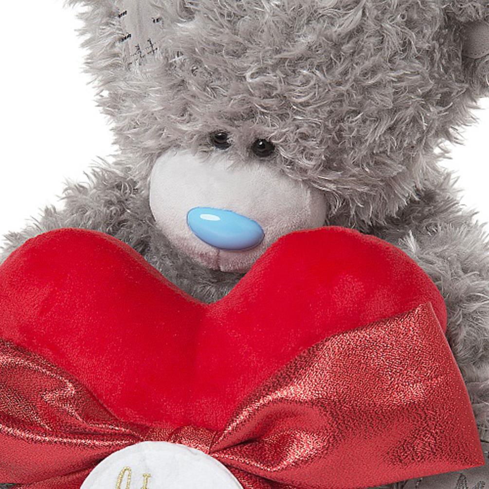 12" Padded Heart & Bow Me to You Bear Extra Image 2
